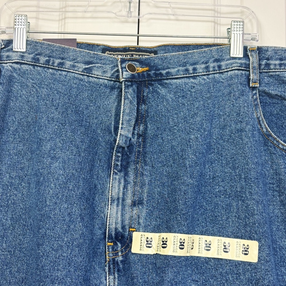 NWT Vintage Avenue Blues Medium Wash Denim Classic Fit Jeans 30 Average - Picture 3 of 16